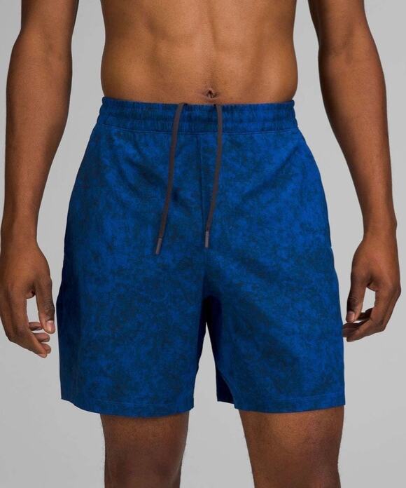 Lululemon Other - Lululemon Pace Breaker Lined Shorts Gravel Dust Symphony Blue True Navy Size M